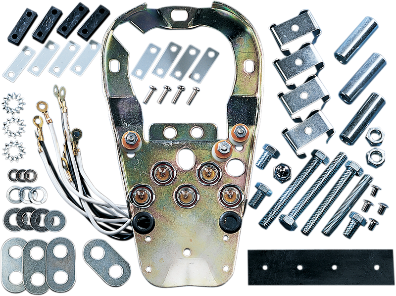 DRAG SPECIALTIES Cast Dash Mounting Base Kit 74005 for Harley Fat Bob Models