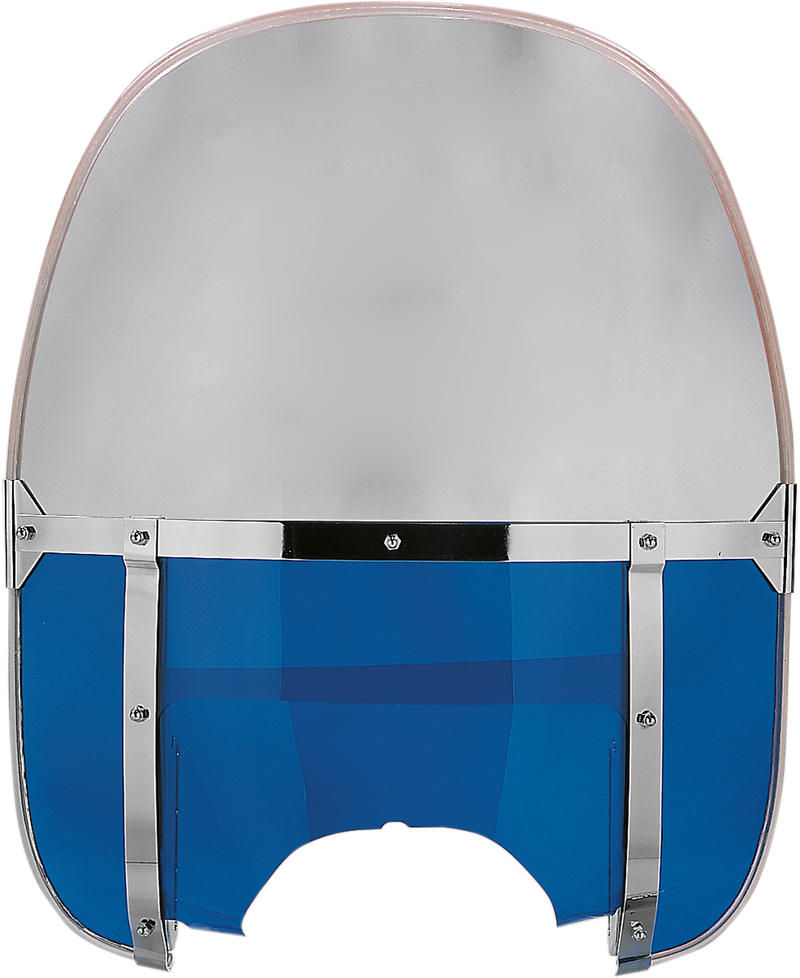 Drag Specialties Windshield Kit - Blue (Part #163050-BX-LB2)