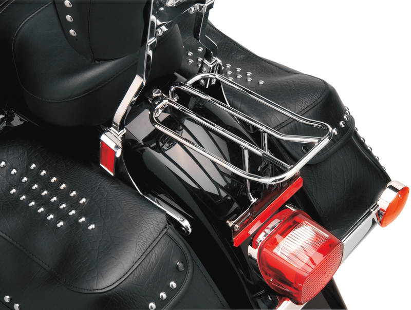 Drag Specialties Chrome Luggage Rack for FLST - Part No. 77-0035-BX-LB2
