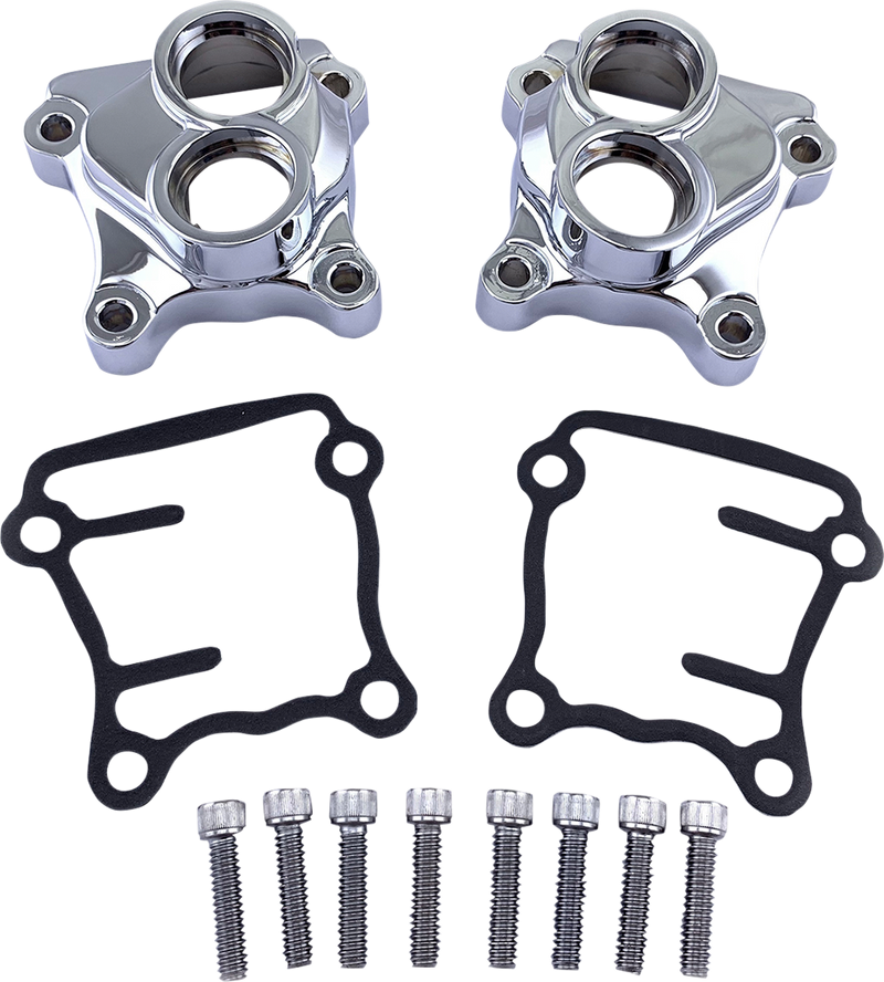 DRAG SPECIALTIES Chrome Lifter Cover for Twin Cam I04-0889C