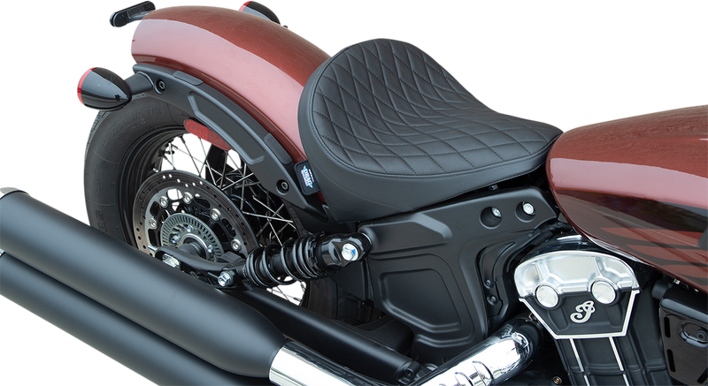 DRAG SPECIALTIES SEATS, DRAG SPECIALTIES SEATS Solo Seat - Diamond Black Vinyl (Part No. 0810-2257)