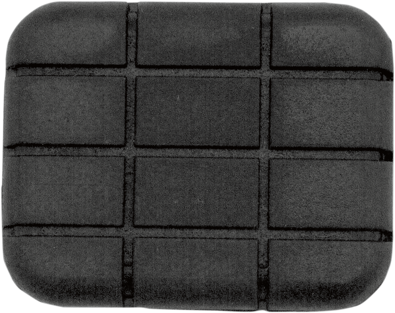 DRAG SPECIALTIES Replacement Rubber Brake Pedal Pad - Black, Part Number 720417-BC102