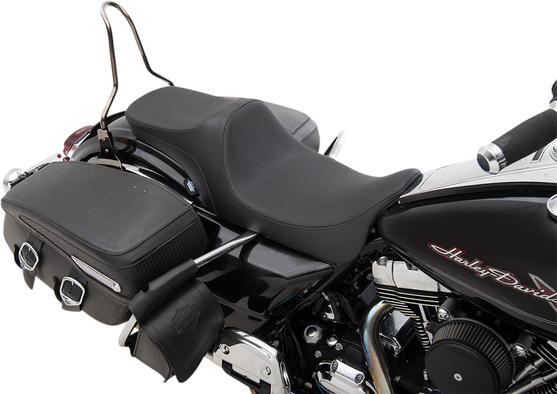 DRAG SPECIALTIES SEATS, DRAG SPECIALTIES SEATS Predator III 2-Up Seat – Smooth Finish for Harley-Davidson FL Models 2008-2023 (Part #0801-1303)