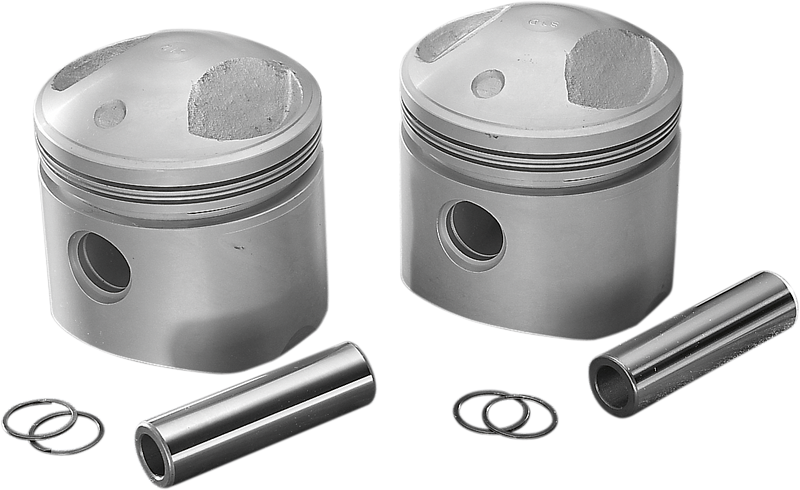 DRAG SPECIALTIES, Drag Specialties Piston 750700-BX-LB1 – OEM-Quality Cast Aluminum Alloy for Harley-Davidson Models