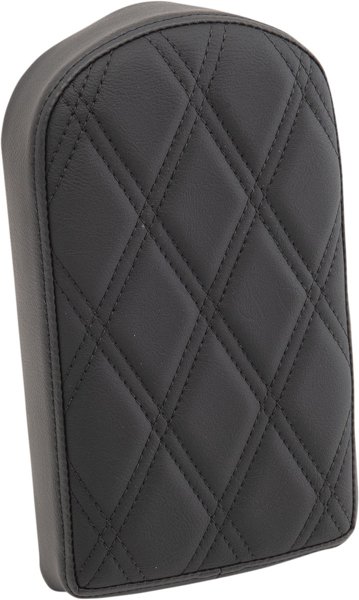 DRAG SPECIALTIES SEATS, DRAG SPECIALTIES SEATS Double Diamond Sissy Bar Pad - Black, Tall - Part No. 0822-0440