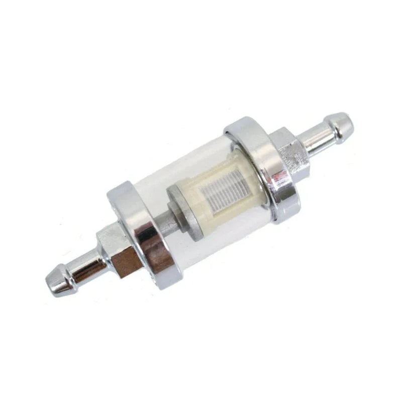 SSP-G Chrome 1/4" Fuel Filter - Cleanable