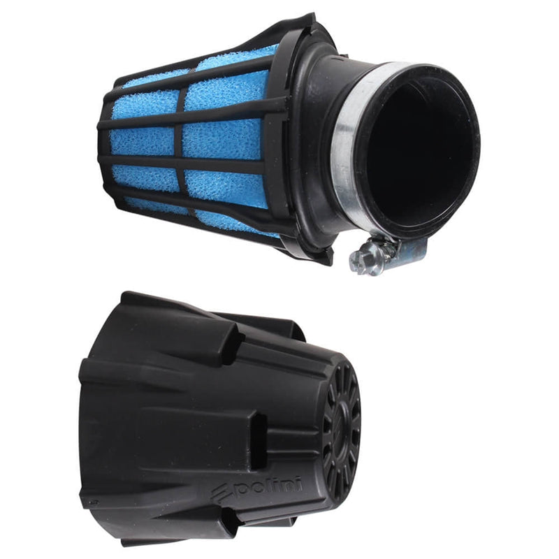 Polini 45mm Racing Air Filter w/ Intake Cover