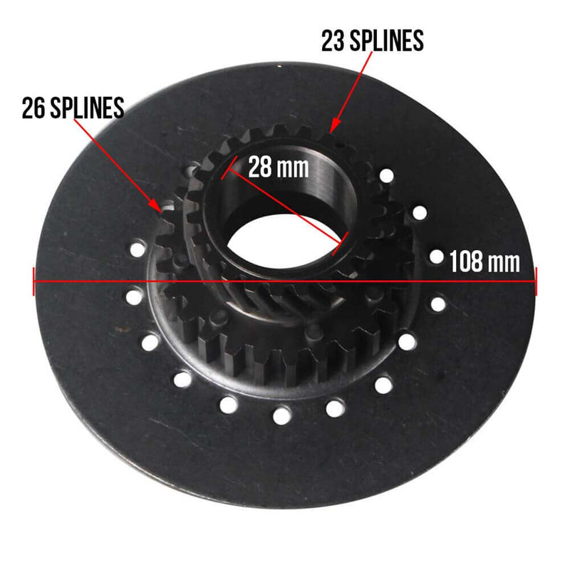 Vespa P200 & Rally 200 Clutch Drive Gear