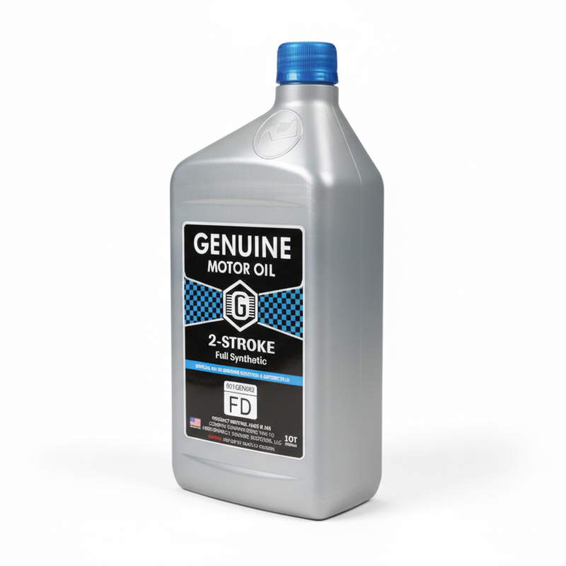 Genuine Motor Oil: Synthetic 2T JASO FD Engine Oil - 1Quart