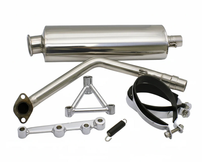 YMS V8 GY6 Performance Exhaust - Oval