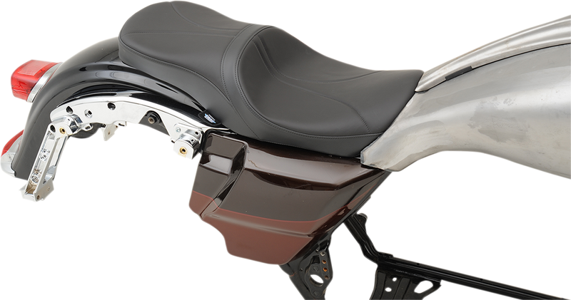 DRAG SPECIALTIES SEATS, DRAG SPECIALTIES SEATS Low Touring Seat with Solar Reflective Leather for Harley FL 2008-2023 – Part #0801-1069