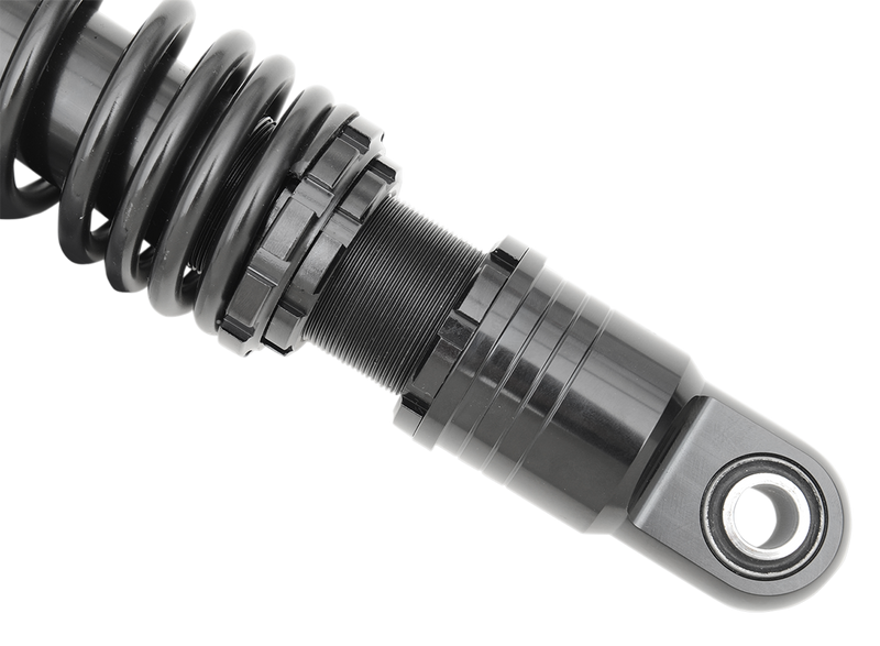 DRAG SPECIALTIES SHOCKS, Drag Specialties C16-0160AB Premium Ride-Height Adjustable Shocks for Motorcycles, 11 Inch Black
