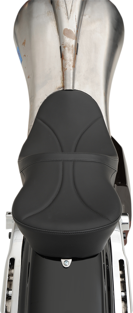 DRAG SPECIALTIES SEATS, DRAG SPECIALTIES SEATS Low Touring Seat with Solar Reflective Leather for Harley FL '08-'23 – Part #0801-1075