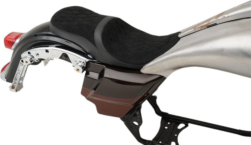 DRAG SPECIALTIES SEATS, DRAG SPECIALTIES SEATS Low Touring Seat with Vinyl Cover for Harley FL Models 2008-2023 - Part 0801-1076