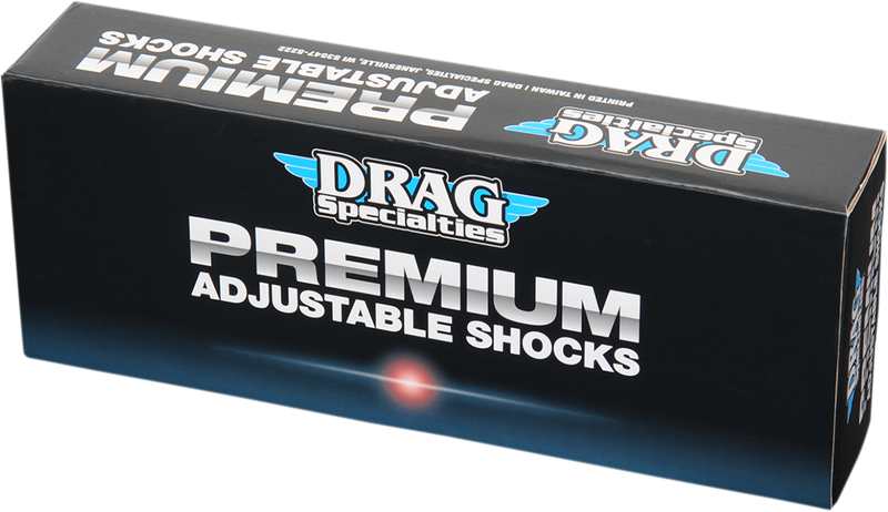 DRAG SPECIALTIES SHOCKS, Drag Specialties C16-0153A Premium Ride-Height Adjustable 12-Inch Shocks for Harley-Davidson Touring Models