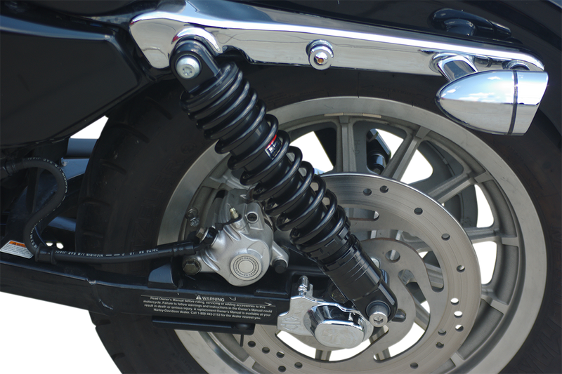 DRAG SPECIALTIES SHOCKS, Drag Specialties C16-0154AB Premium Ride-Height Adjustable Shocks - 13 inch - Black