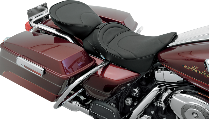 DRAG SPECIALTIES SEATS, DRAG SPECIALTIES SEATS Pillion Seat - Mild Stitched Wide for FL 1999-2022 | Part 0801-0467