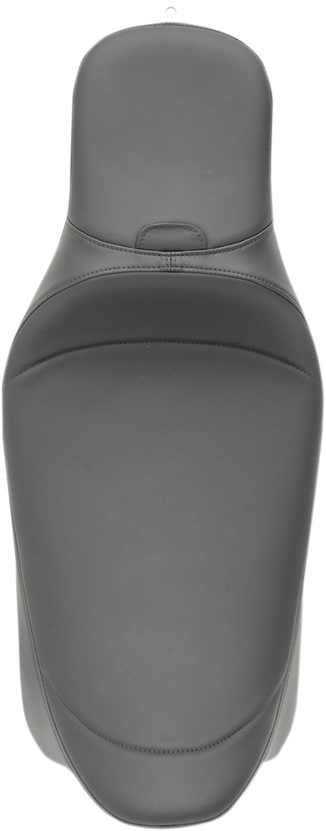 DRAG SPECIALTIES SEATS, DRAG SPECIALTIES SEATS Extended Reach Predator Seat - Mild Stitched with Backrest Receptacle for FL 2008-2024, Part #0801-1005