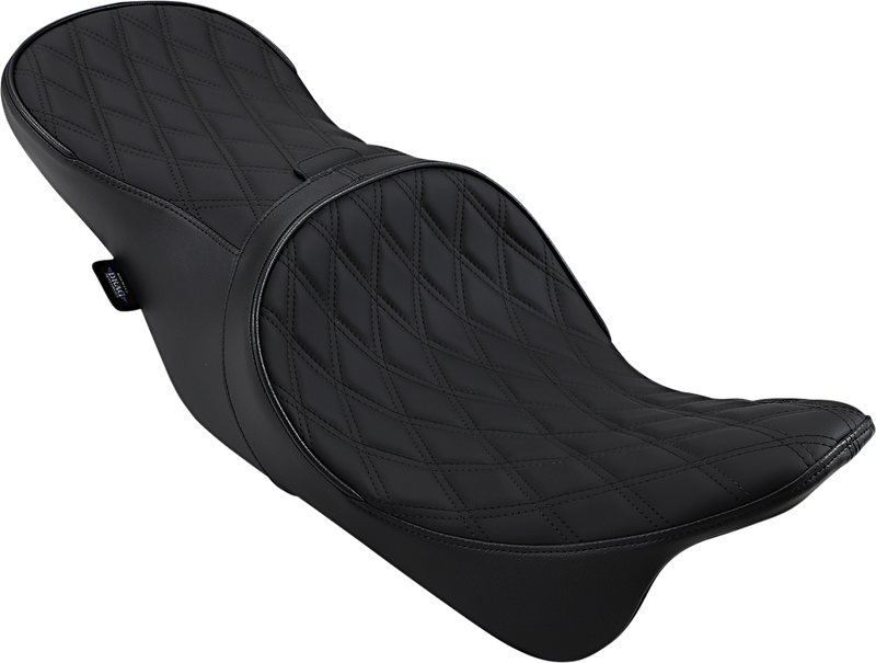 DRAG SPECIALTIES SEATS, Drag Specialties Seats Low Forward Touring Seat – Double Diamond for Harley FL '08-'24, Part 0801-1011