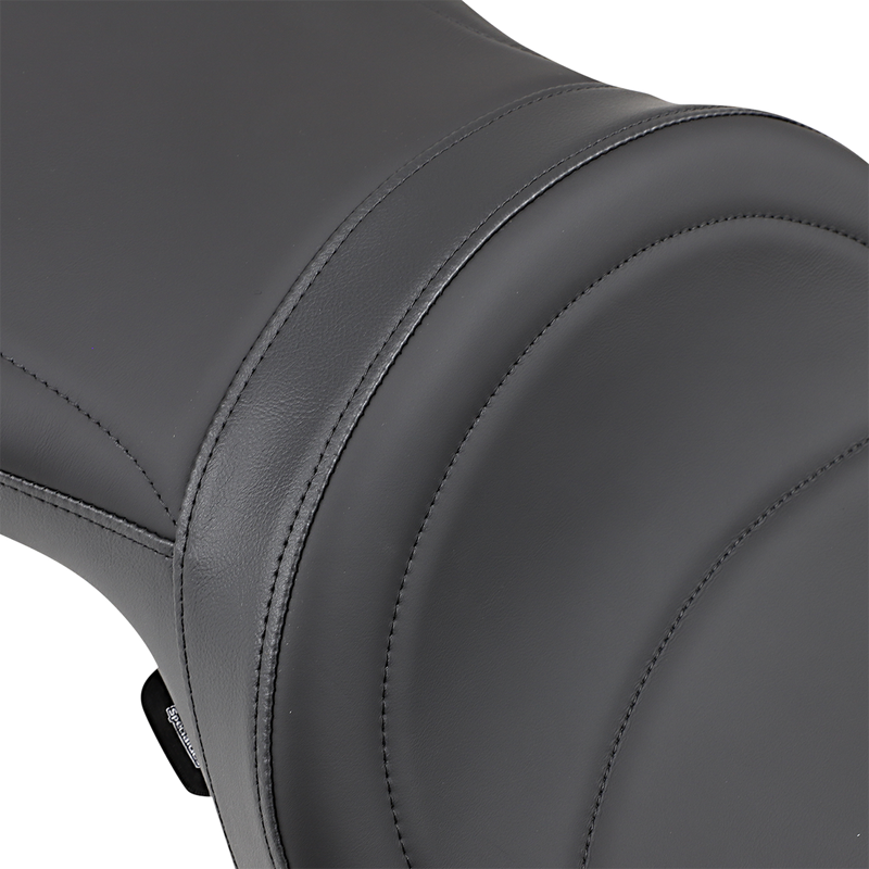 DRAG SPECIALTIES SEATS, DRAG SPECIALTIES SEATS Low-Profile Touring Seat for XL '04-'22 with Wide Fit and Mild Stitching - Part 0804-0298