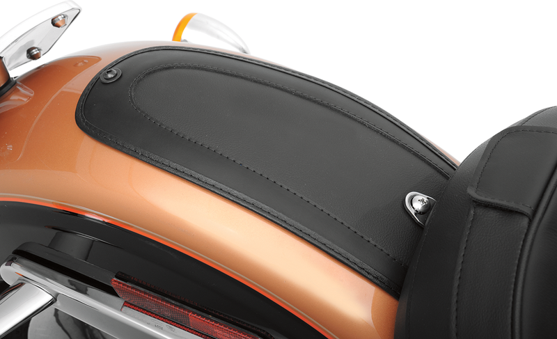 DRAG SPECIALTIES SEATS, Drag Specialties Seats Fender Skin with Leather Perimeter and Felt Liner - Part 1405-0153