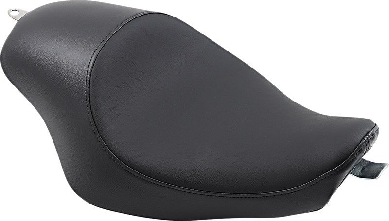 DRAG SPECIALTIES SEATS, DRAG SPECIALTIES SEATS 3/4 Solo Seat for Harley-Davidson XL (2004-2022) - Black Smooth with Improved Comfort and Style