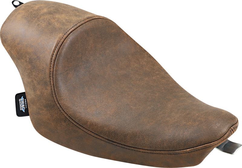 DRAG SPECIALTIES SEATS, Drag Specialties Seats 3/4 Solo Seat for XL Models (2004-2022) - Brown Distressed, Part #0804-0747