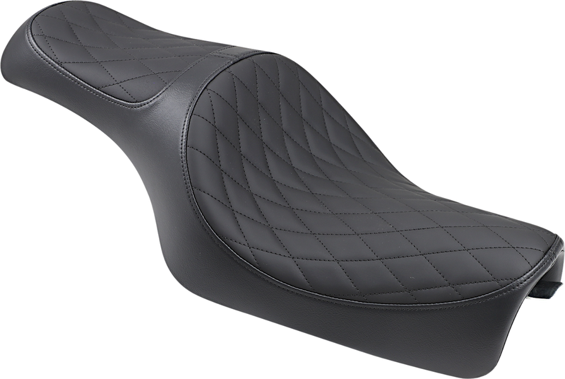 DRAG SPECIALTIES SEATS, DRAG SPECIALTIES SEATS Caballero Seat with Solar Reflective Leather for Harley XL '04-'22 - Part 0804-0669