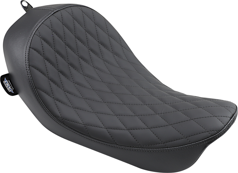 DRAG SPECIALTIES SEATS, DRAG SPECIALTIES SEATS Low Solo Seat with Diamond Stitch for FXD/FLD 2006-2017 – Model 0803-0547