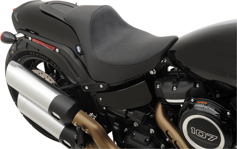 DRAG SPECIALTIES SEATS, Drag Specialties EZ-Solo Seat for FXFB/S '18-'22 - Smooth Vinyl Finish