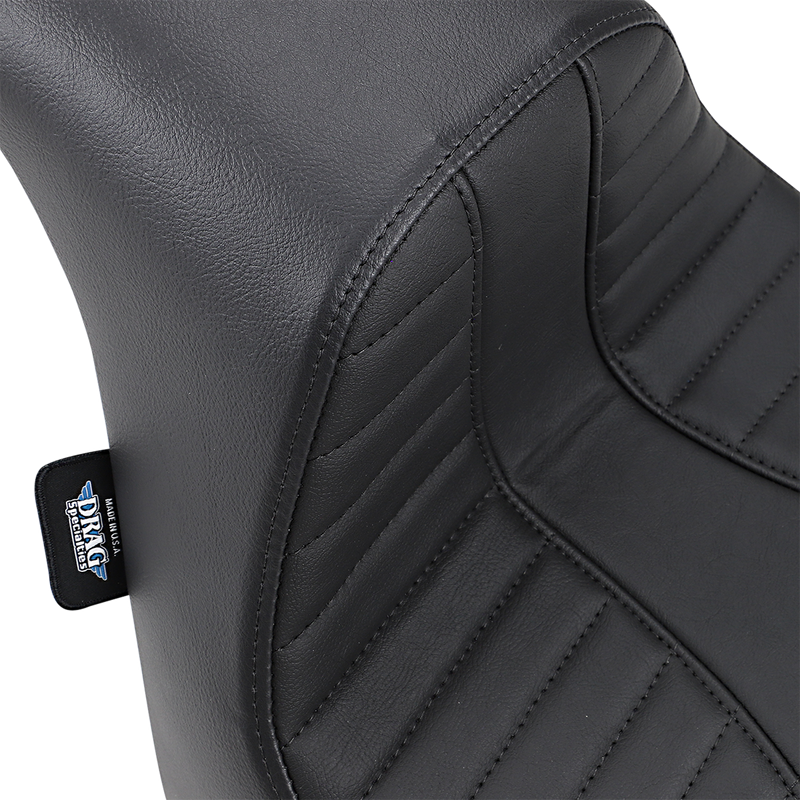 DRAG SPECIALTIES SEATS, Drag Specialties EZ-Solo Seat with Scorpion Stitch for FXFB/S 2018-2022 | Vinyl Comfort and Easy Installation
