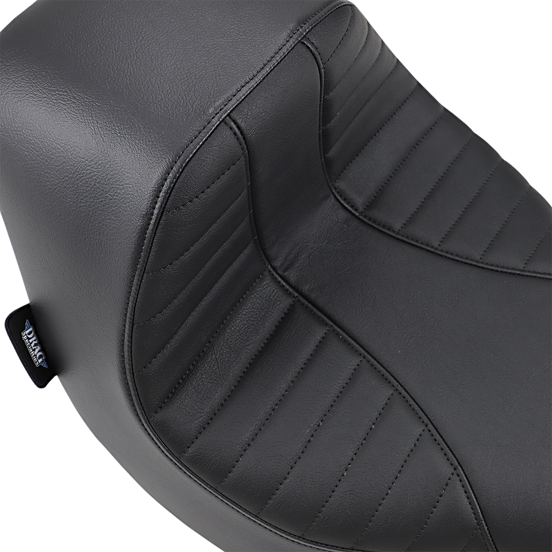 DRAG SPECIALTIES SEATS, DRAG SPECIALTIES SEATS EZ-Solo Seat with Scorpion Stitch for FLFB/S '18-'25 - Vinyl