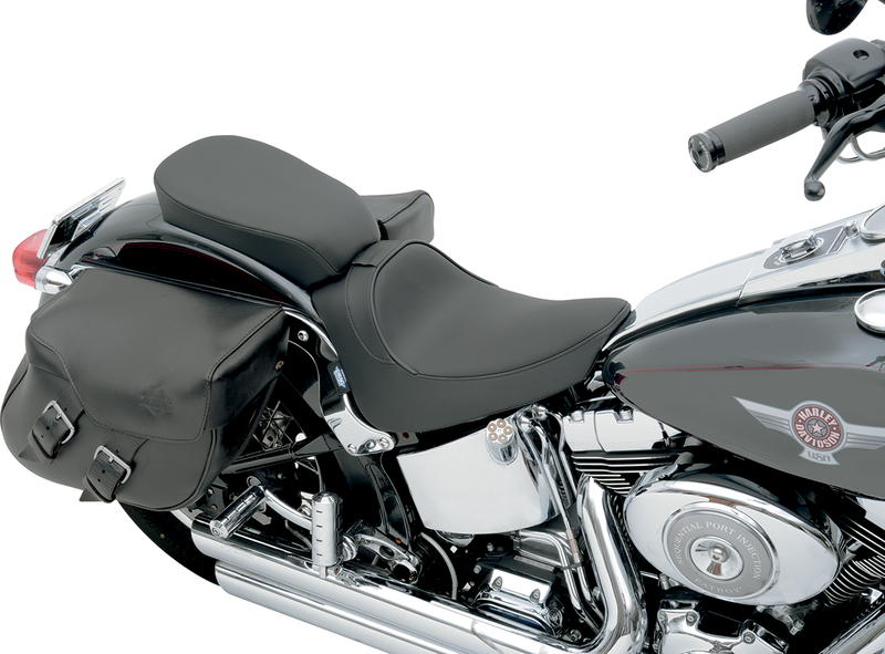 DRAG SPECIALTIES SEATS, Drag Specialties Seats Rear Solo Seat - Wide, Smooth Finish for FXST/FLST 2000-2006 - Part 0802-0636