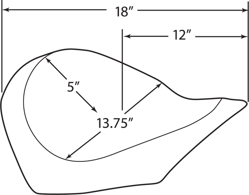 DRAG SPECIALTIES SEATS, DRAG SPECIALTIES SEATS Low Solo Seat - Diamond Stitch - Black for Victory '03-'17 (Part Number 0810-1601)