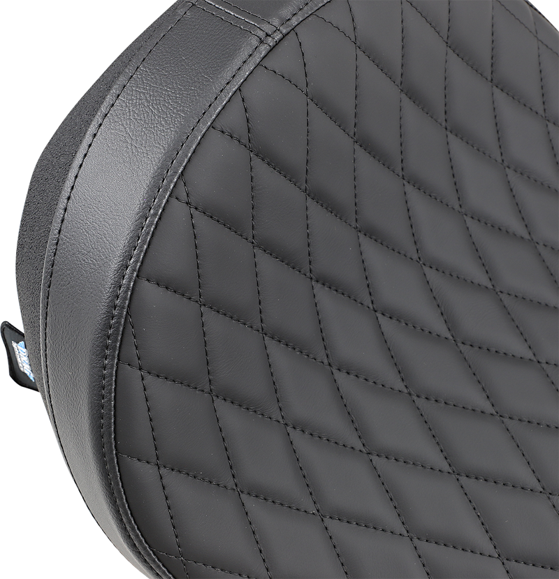 DRAG SPECIALTIES SEATS, DRAG SPECIALTIES SEATS Low Solo Seat - Diamond Stitch - Black for Victory '03-'17 (Part Number 0810-1601)