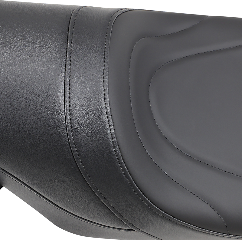DRAG SPECIALTIES SEATS, Drag Specialties Seats Predator Seat with Mild Stitch for Harley FLHR/FLHX 1997-2007 – Part No. 0801-0214