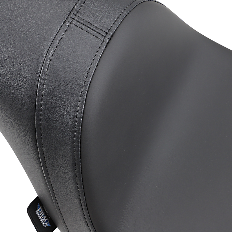 DRAG SPECIALTIES SEATS, Drag Specialties Predator Seat with Solar Leather for FLFB/S '18-'22 – Comfortable & Custom Fit