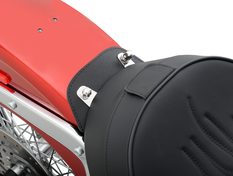 DRAG SPECIALTIES SEATS, Drag Specialties Seats Solo Seat with Backrest for FLST '00-'17 - Smooth Design - Part 0802-0806