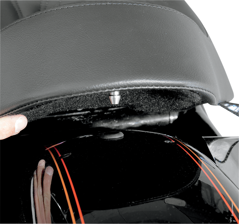 DRAG SPECIALTIES SEATS, Drag Specialties Seats EZ Mount Solo Seat for FXR 0805-0067 - Cool, Durable Comfort