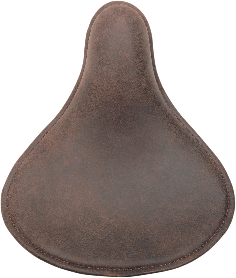DRAG SPECIALTIES SEATS, DRAG SPECIALTIES SEATS Spring Solo Low-Profile Seat - Small Distressed Brown Leather (Part No. 0806-0039)