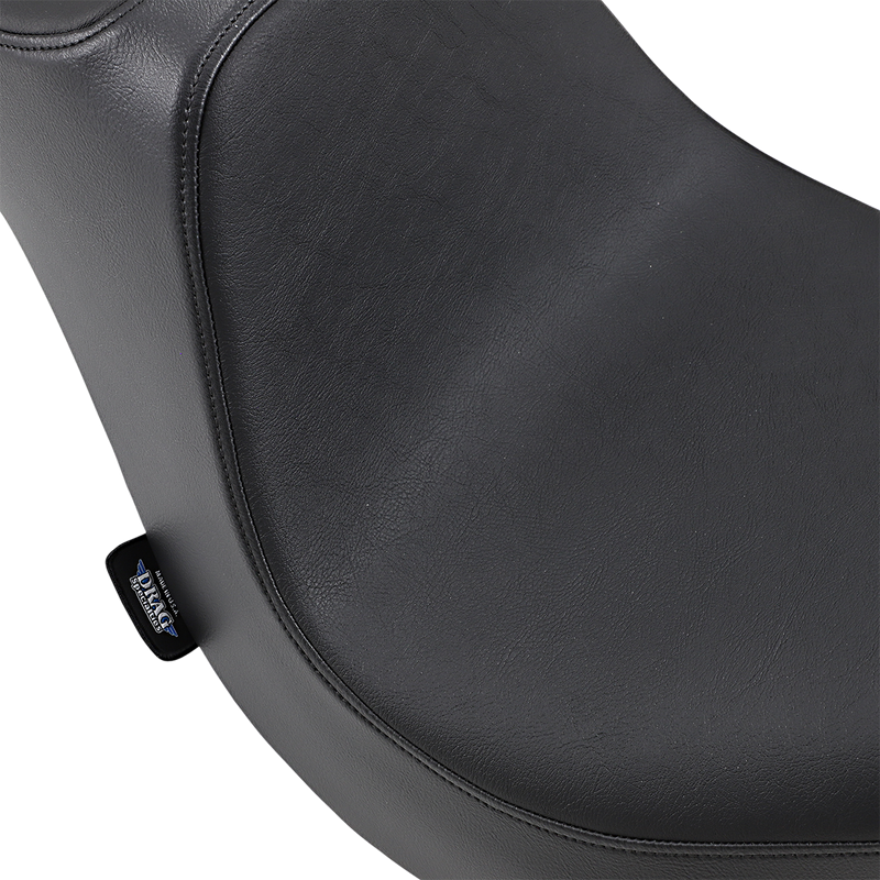 DRAG SPECIALTIES SEATS, Drag Specialties Seats Predator III Seat for Harley FXBR/S '18-'22 - Black, Smooth Finish - Part 0802-1187