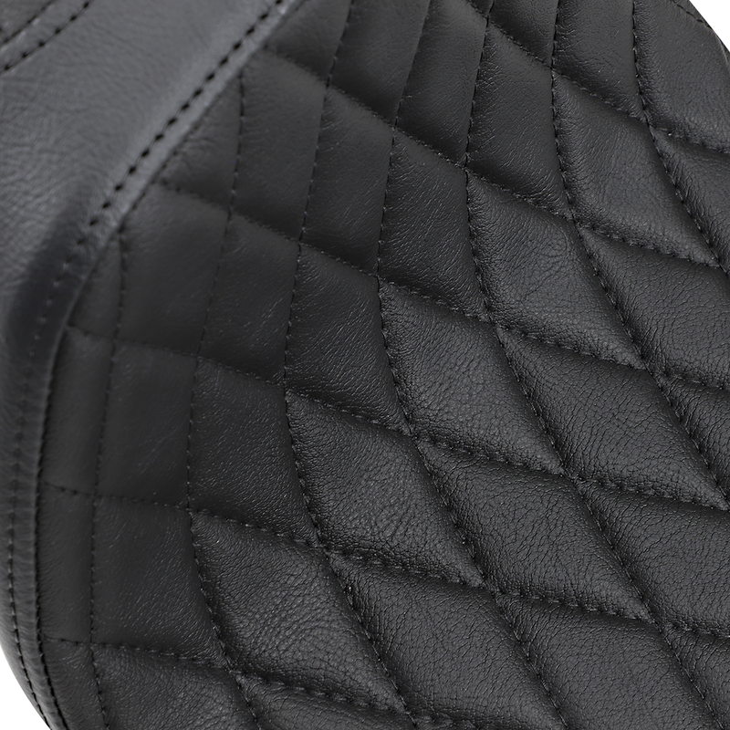 DRAG SPECIALTIES SEATS, Drag Specialties Seats Predator III Seat with Diamond Stitch and Black Thread for XL '57-'78 - Part Number 0804-0758