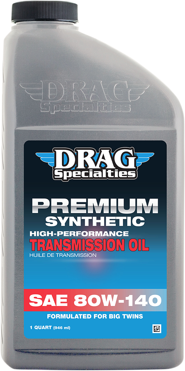 DRAG SPECIALTIES OIL, Drag Specialties Oil Transmission Oil 80W-140 for Harley-Davidson Big Twin Transmissions, Part 198930