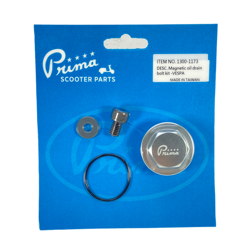 Prima Magnetic Oil Drain Kit; Vespa Piaggio 50, 150, 250/300
