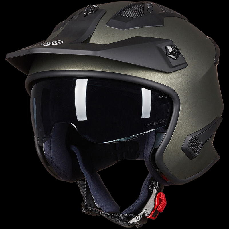 ILM Open Face Motorcycle 3/4 Half Helmet Model 726X