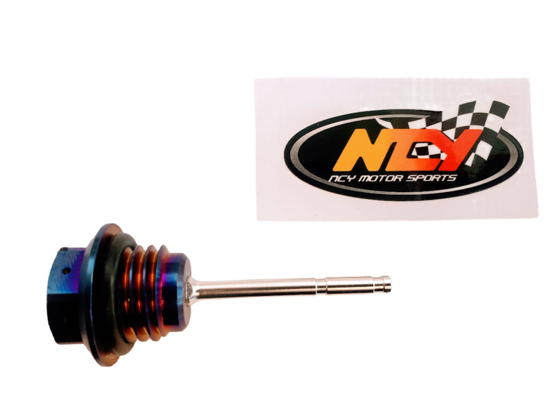NCY Dipstick - Electroplated Titanium; GY6; 139QMB