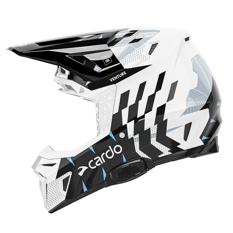 Cardo Venture Helmet – Integrated MX Communication | Leatt 8.5 Platform