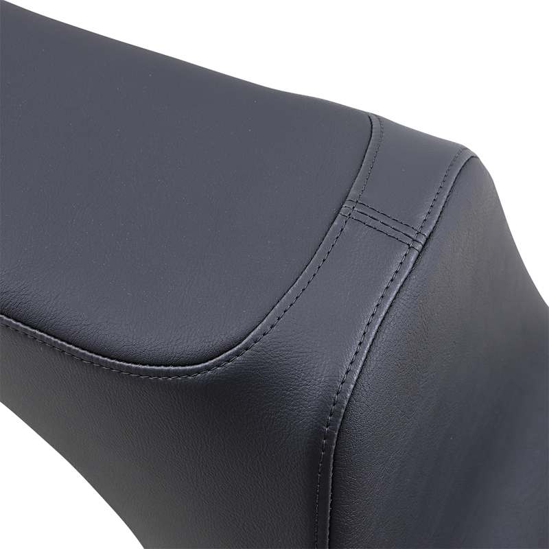 DRAG SPECIALTIES SEATS, Drag Specialties Seats Predator III 2-Up Seat for Harley Softail '06-'17 – Black Vinyl