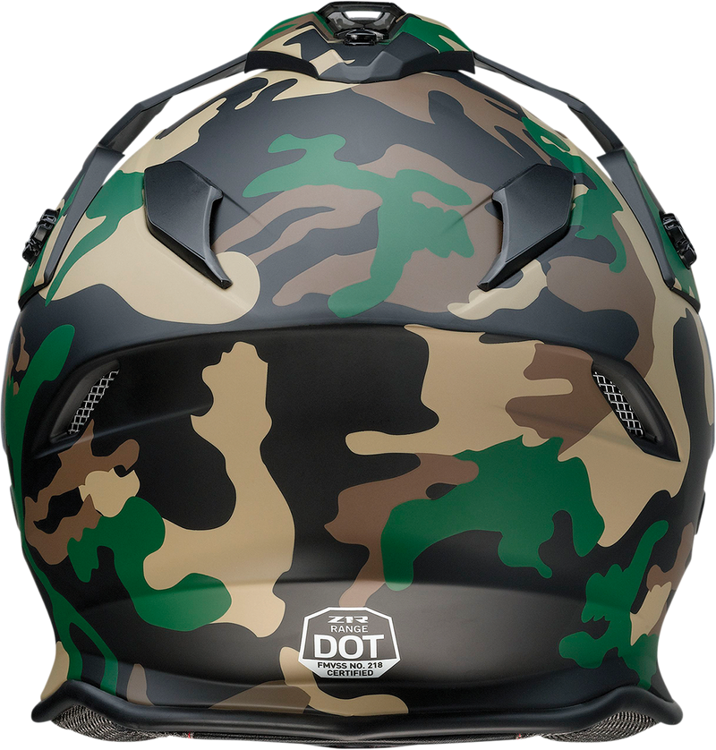 Z1R, Z1R Range Helmet Woodland Camo Large - Part Number 0140-0084