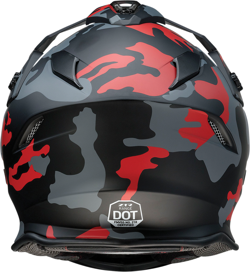 Z1R, Z1R Range Helmet - Camo Red, Model 0140-0095, Medium Size
